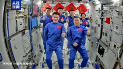 Astronautas de Shenzhou-19 ingresan a la Estación Espacial China