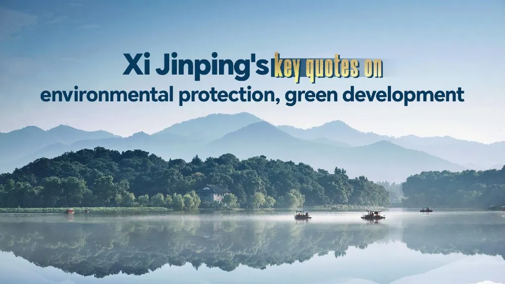 Xi Jinping resalta la importancia del medio ambiente y el desarrollo verde