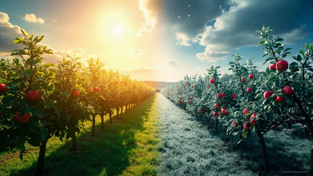 La Búsqueda de la Manzana Perfecta en India: Innovación y Desafíos Climatológicos