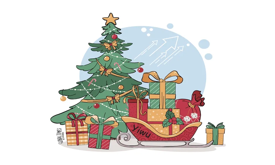 Frühe Weihnachtsexportsaison von Yiwu zeigt Wandel im globalen Handel
