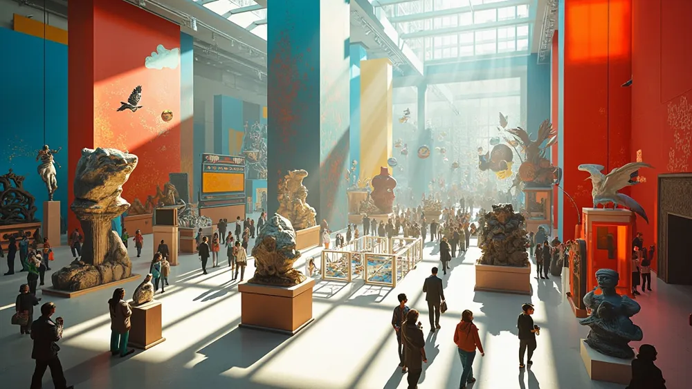 Многолюдная выставка привлекла внимание зрителей и СМИ