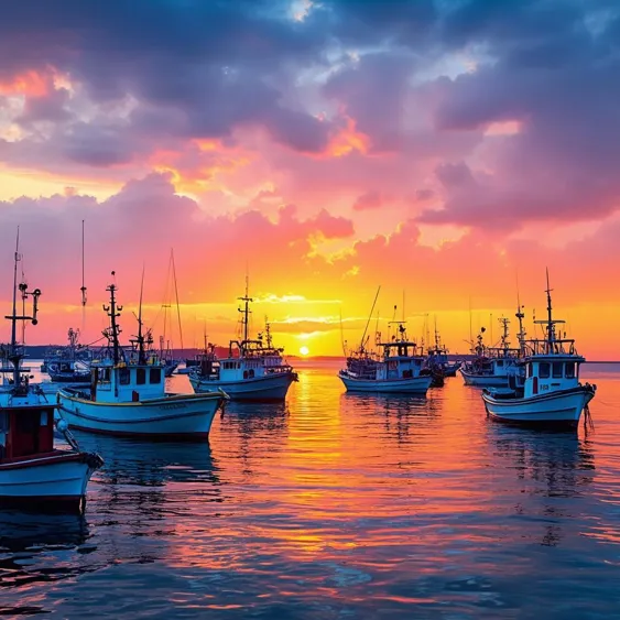 Fishing vessels near Yangjiang Guangdong must return to port