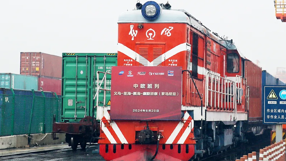 Récord en volumen de carga ferroviaria y facturación de China en junio