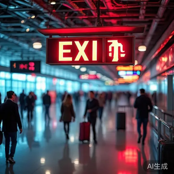 Экстренная эвакуация пассажиров в аэропорту Дублина в Ирландии