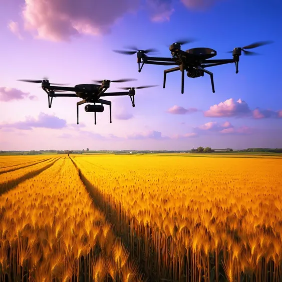 Autumn Grain Area Grows Slightly Boosted by Drone Operations