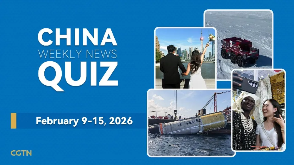 China Nachrichtenquiz der Woche vom 9 bis 15 Februar 2026