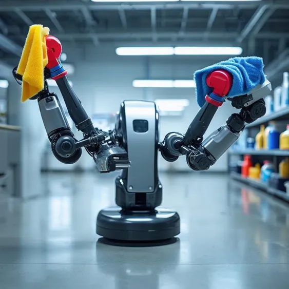 ZhuiMi's Dual-Arm Robot Boosts Cleaning Efficiency