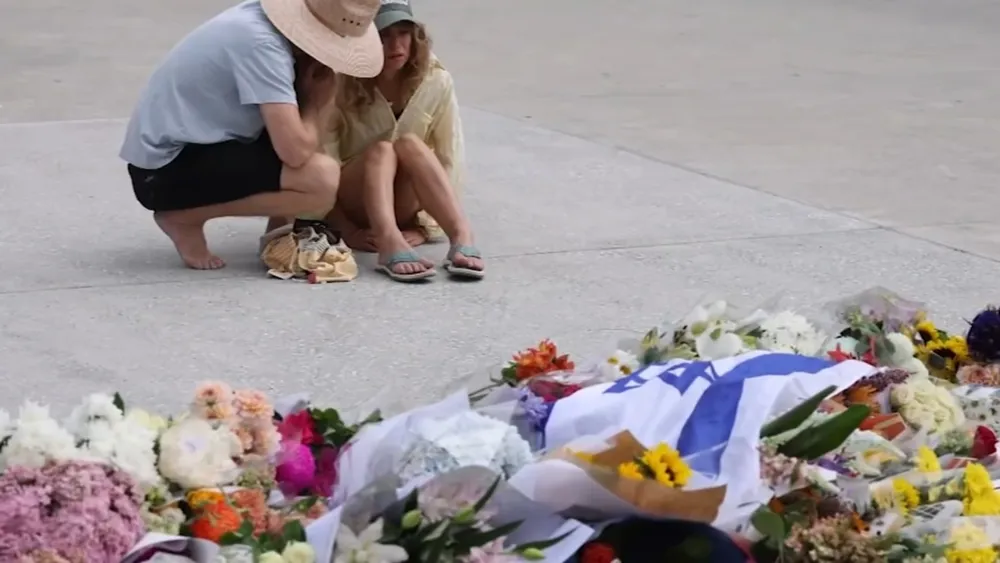 Australian visitors at San Francisco International Airport react to news of mass shooting