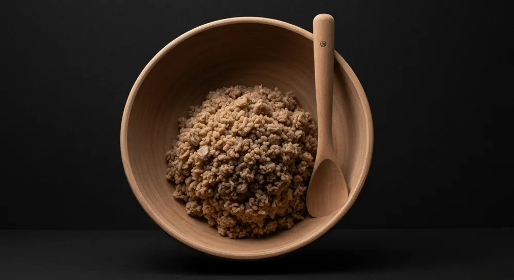 Eine karge Landschaft mit leeren Getreidesilos und verblassenden Ernten.