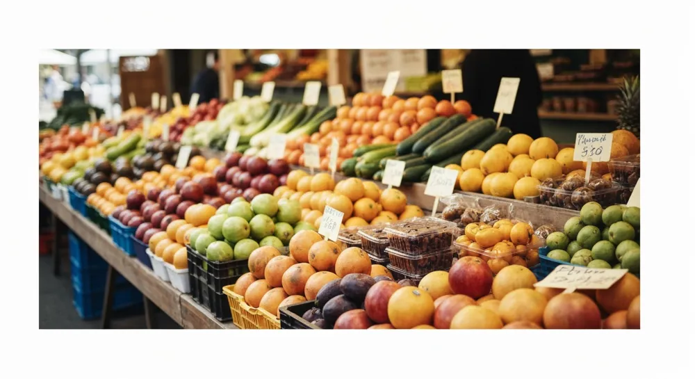 Eine detaillierte Ansicht von Universitätsgebäuden mit akademischen Symbolen.