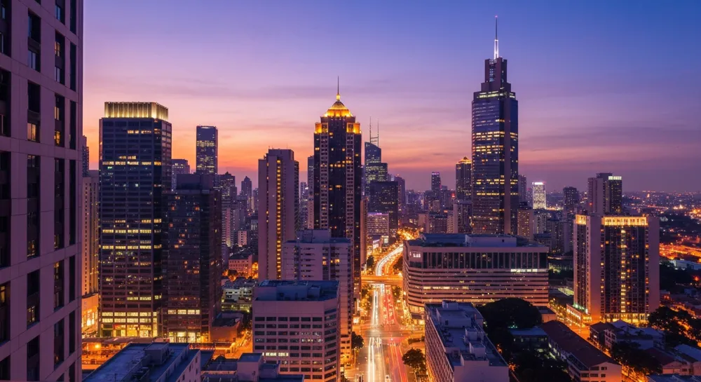 Стрелка вниз с символом Биткойна, наложенная на график.