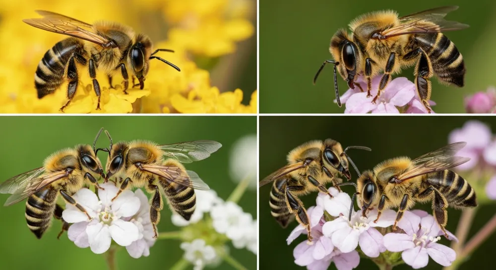Eine dynamische Stadtsilhouette mit diversen Servicegebäuden bei Sonnenaufgang.
