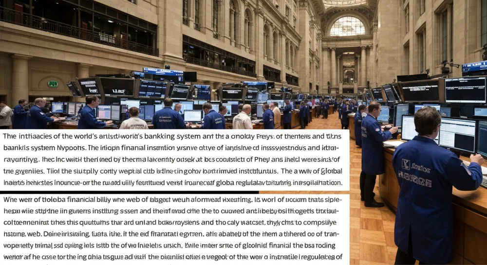 Eine futuristische Skyline mit künstlerischen Elementen.