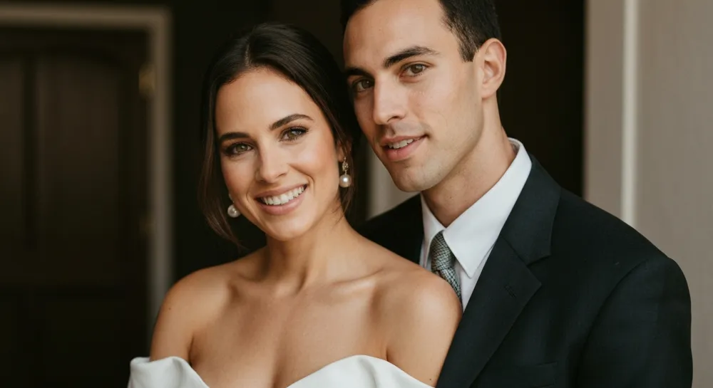 Ein Haus mit einem niedrigen Preis und zögerlichen Wolken.