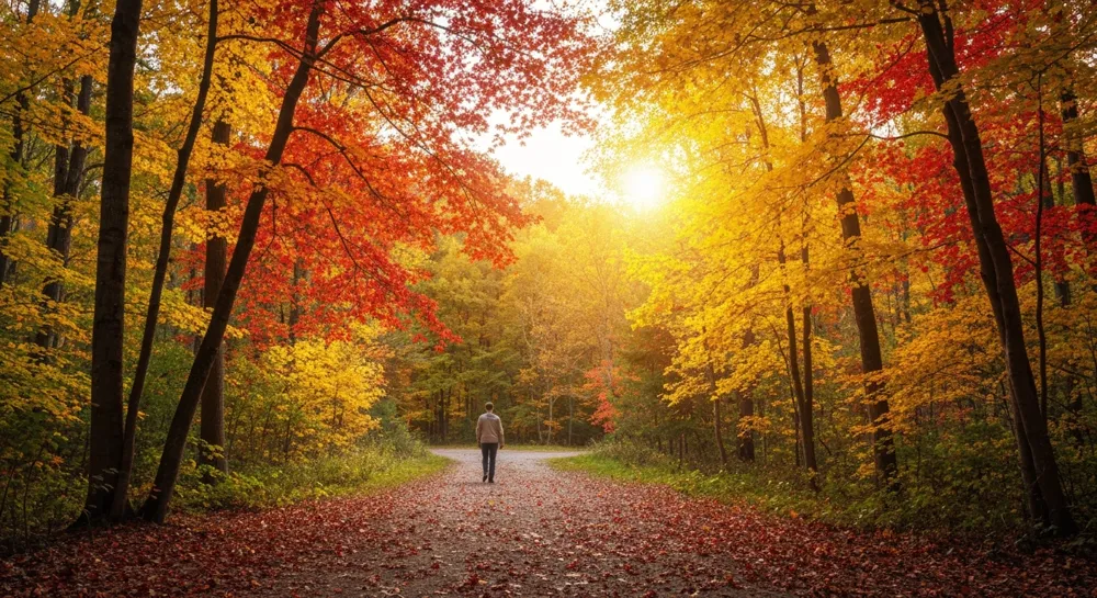 Ein Mikrofon auf der Bühne mit Scheinwerfern und Partiturlisten.