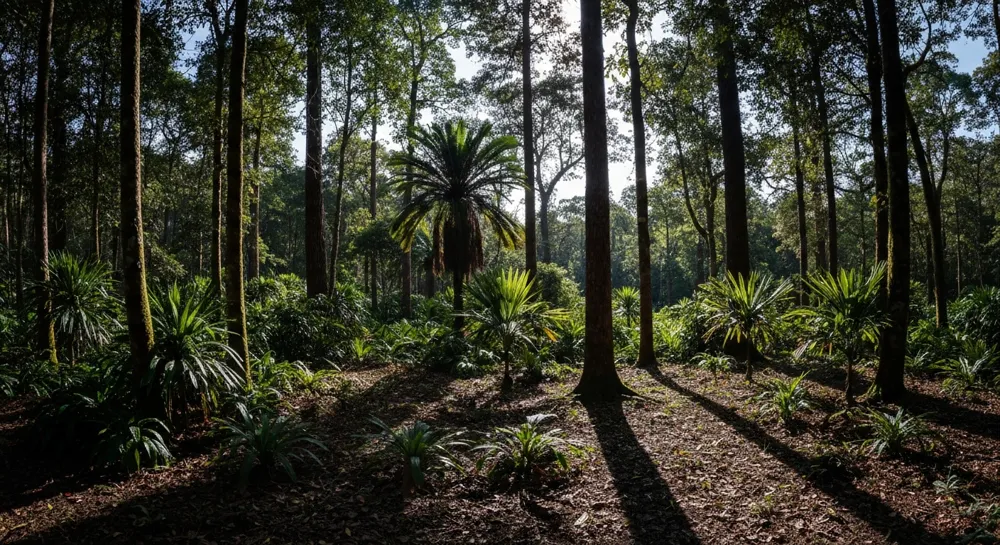 График роста со стрелкой вверх и панорамой города.
