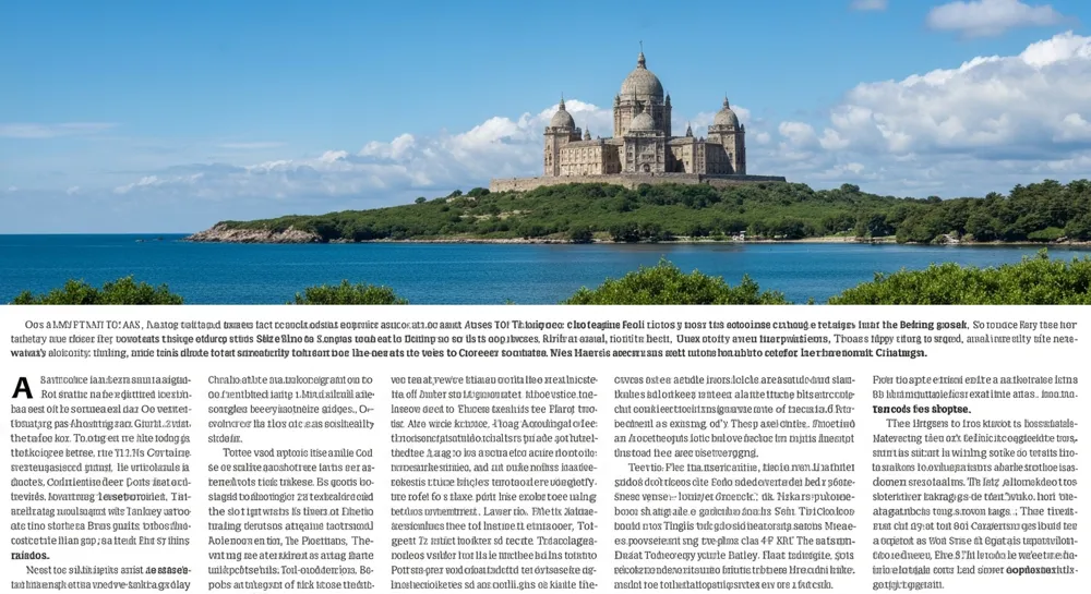 Eine Skyline, die die Wahrzeichen von Abu Dhabi und Peking vereint.