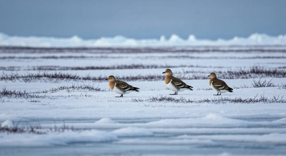 Un terrain de sport avec des chaînes cassées et des panneaux d'avertissement.