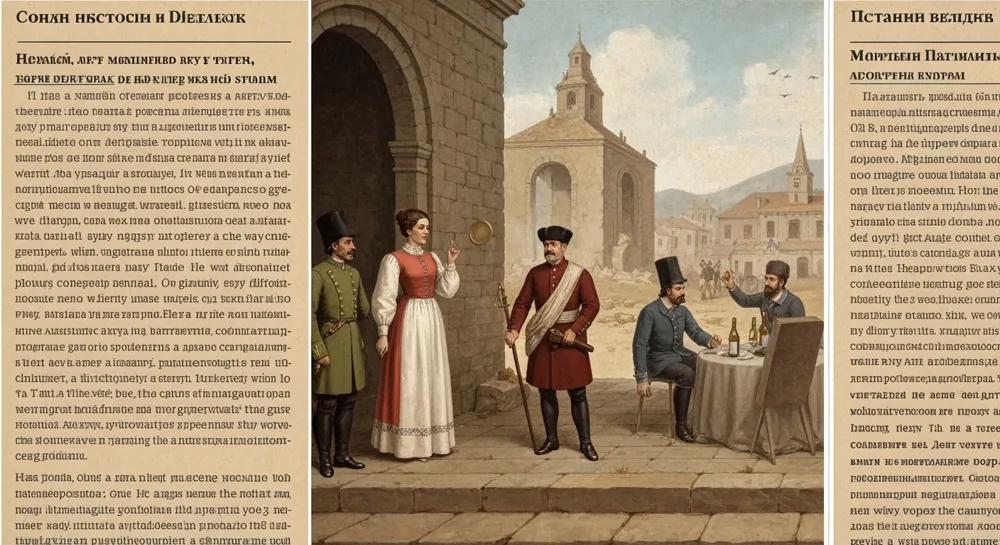 Eine stilisierte Darstellung der Oberfläche und Atmosphäre der Venus.