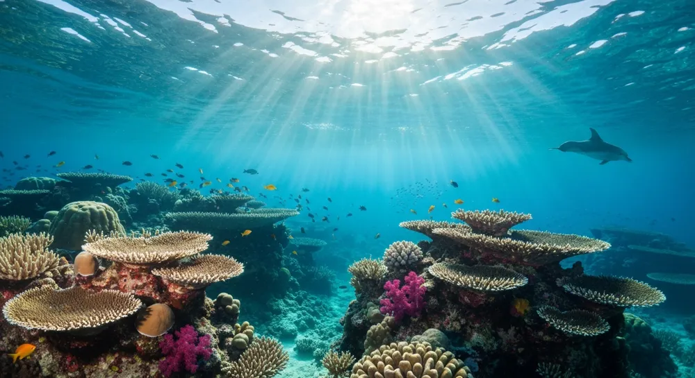 Бурное море с колеблющимися волнами и темными облаками.