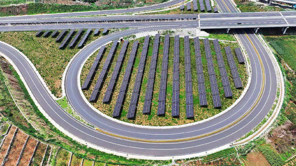 Transformación ecológica en las autopistas de China