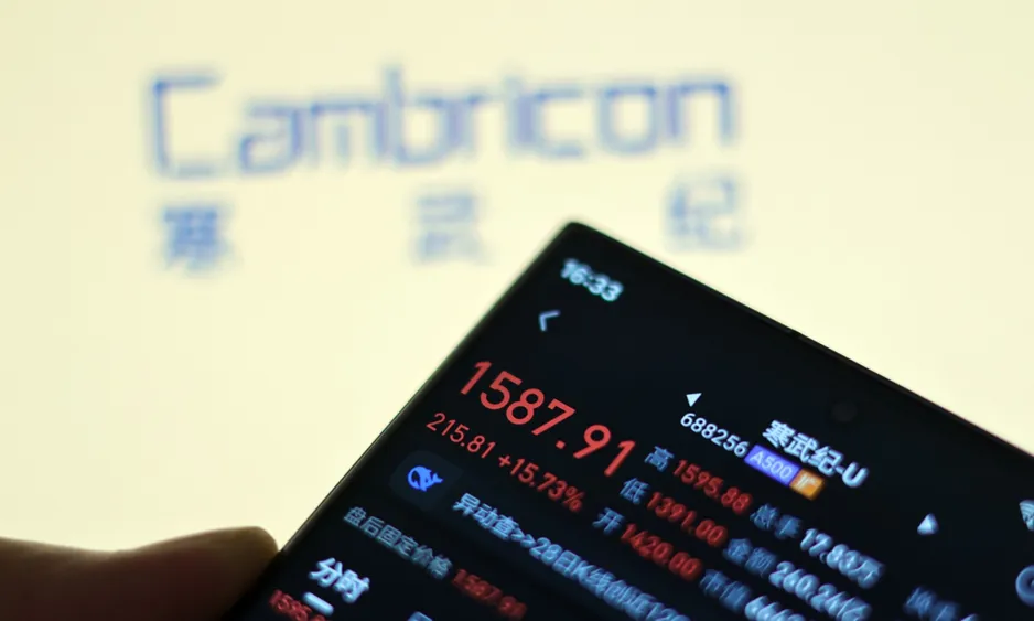 Китайский производитель чипов Cambricon предупреждает о риске коррекции акций