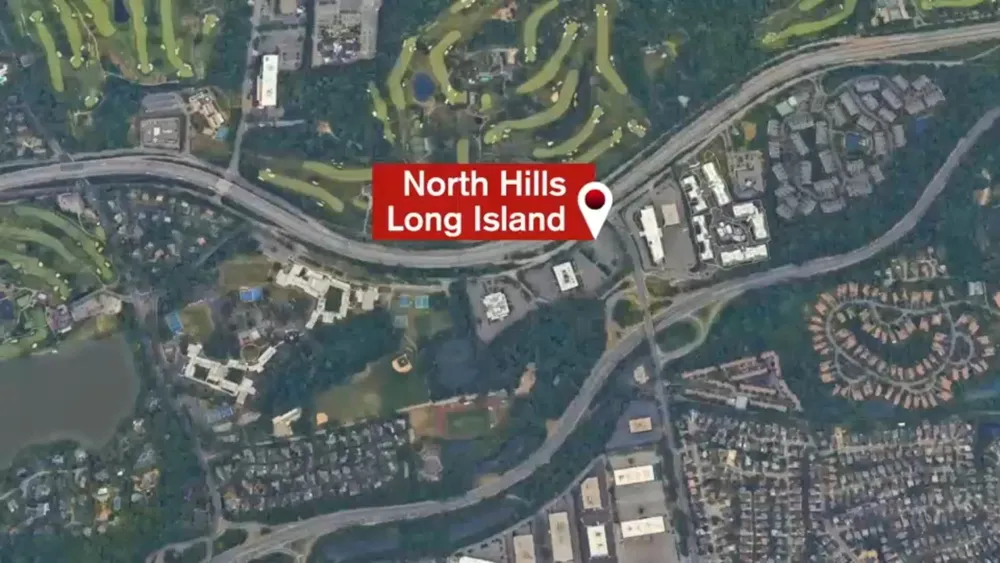 Motorcycle pinned against guardrail in road rage crash on Long Island Expressway in North Hills