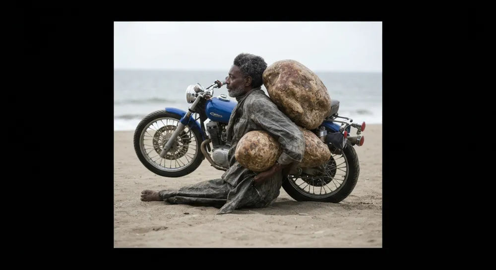 Composición abstracta de carbonato de litio y etilenglicol.