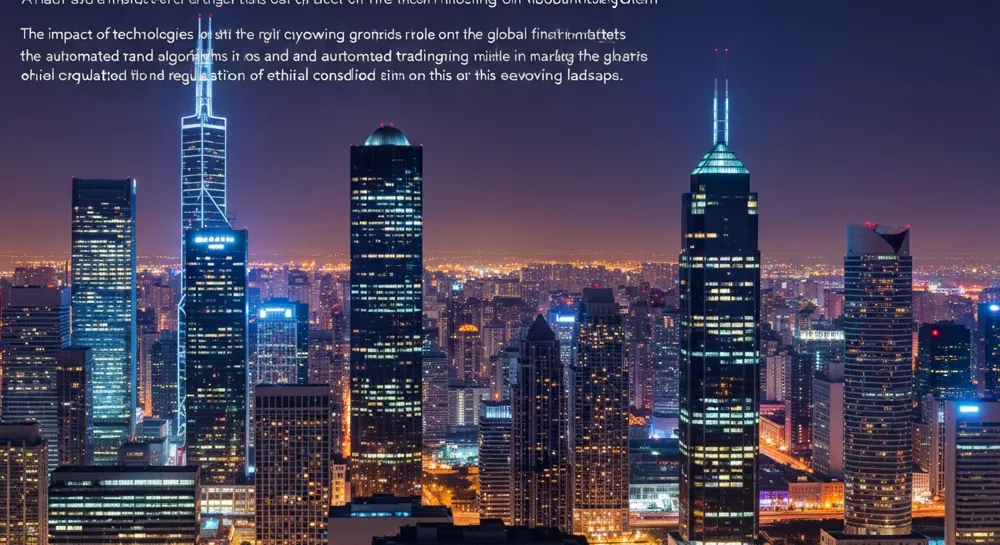 Abstract financial themes with charts and graphs.