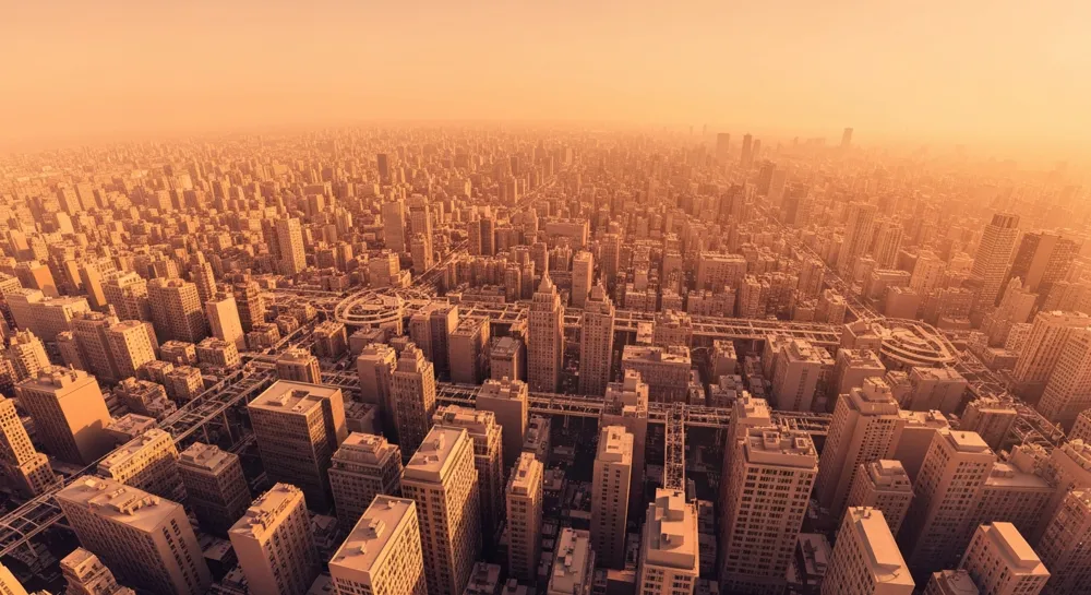 Абстрактные геометрические фигуры, представляющие различные материалы.