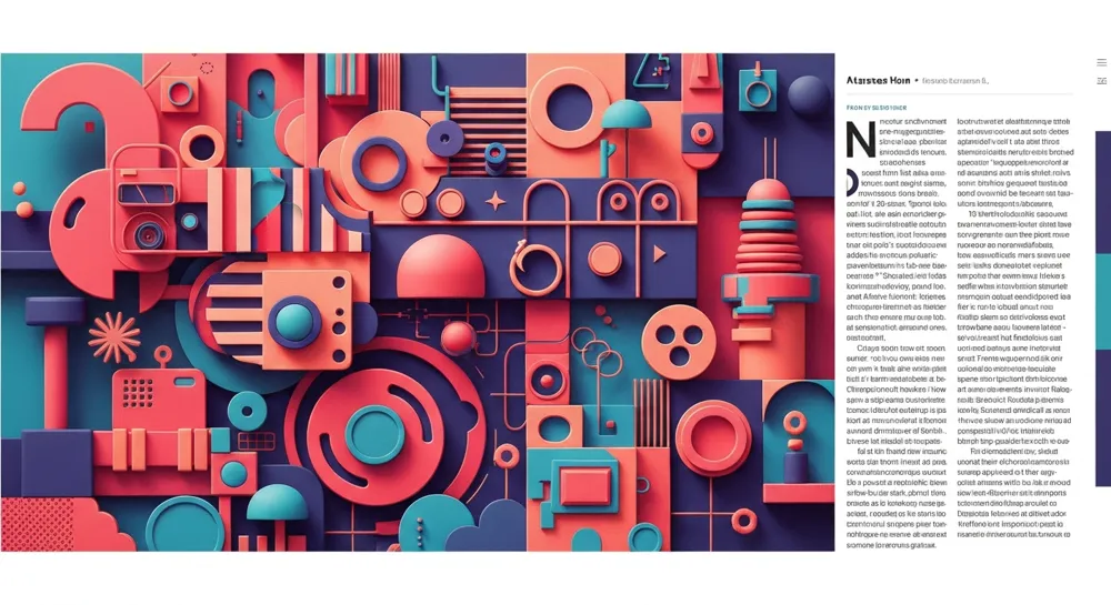 Des formes géométriques abstraites représentant l'innovation fintech.