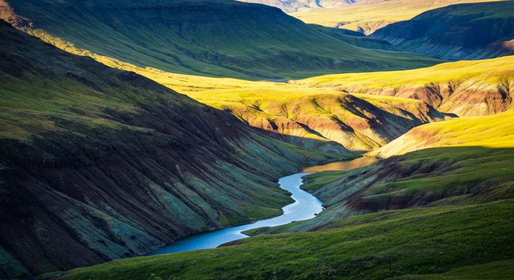 Abstrakte geometrische Formen, die die Marktdynamik darstellen.