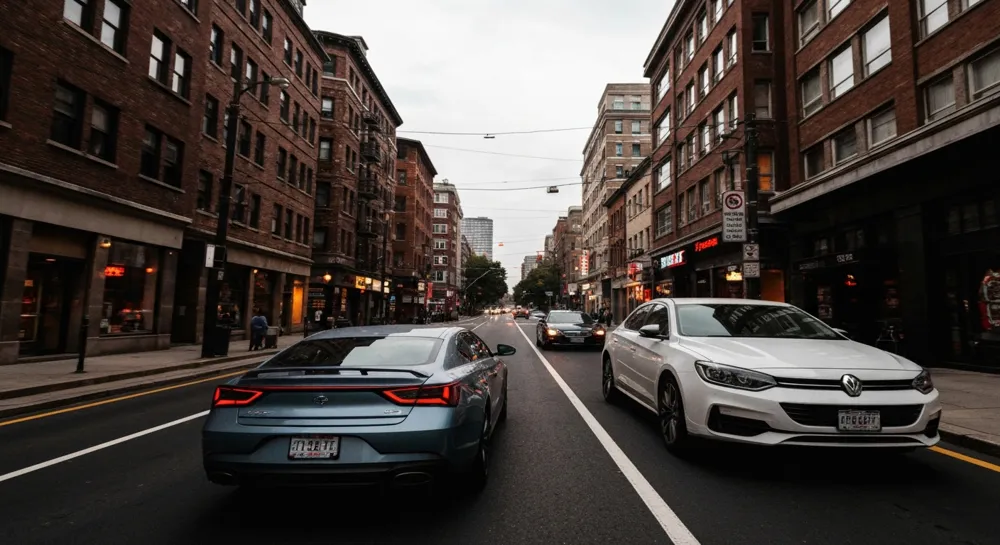 Formes géométriques abstraites représentant le risque et l'analyse.
