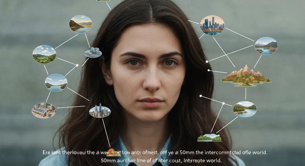 Globe abstrait avec lignes de données interconnectées.