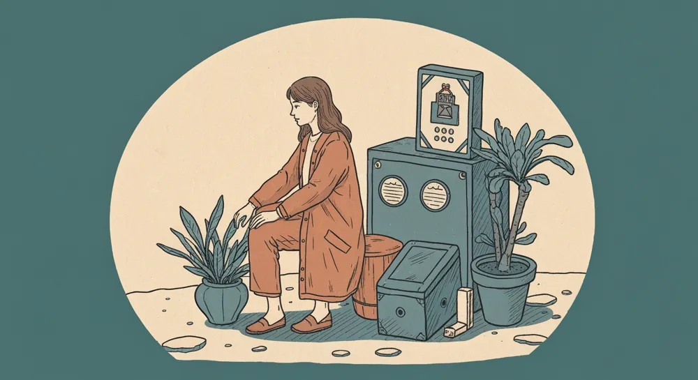 Абстрактный график растущего тренда акций с технологическими мотивами.