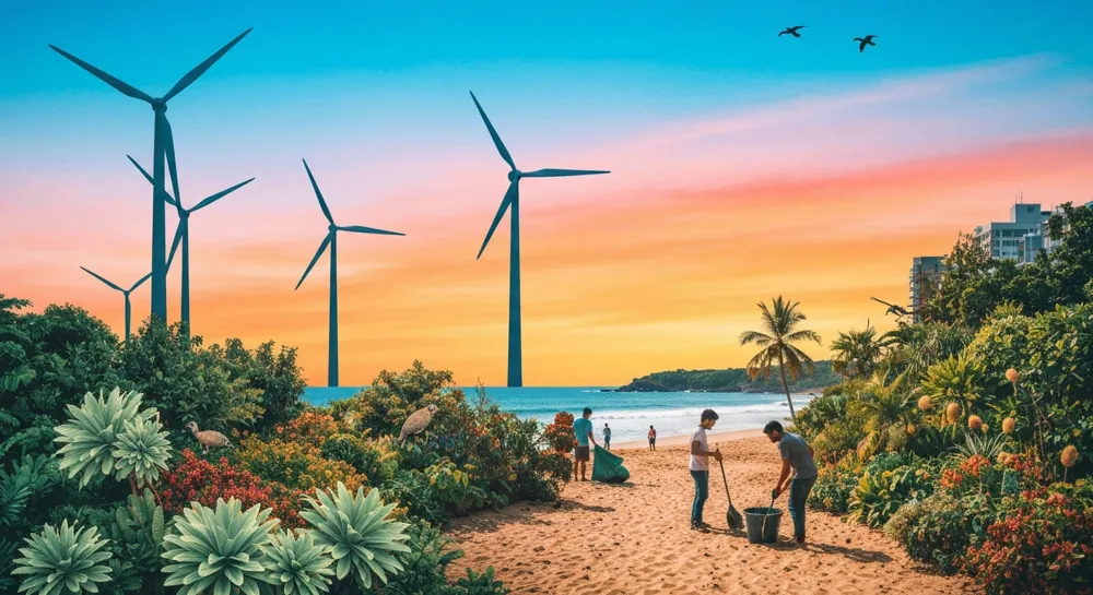 Abstract representation of energy flow with batteries.