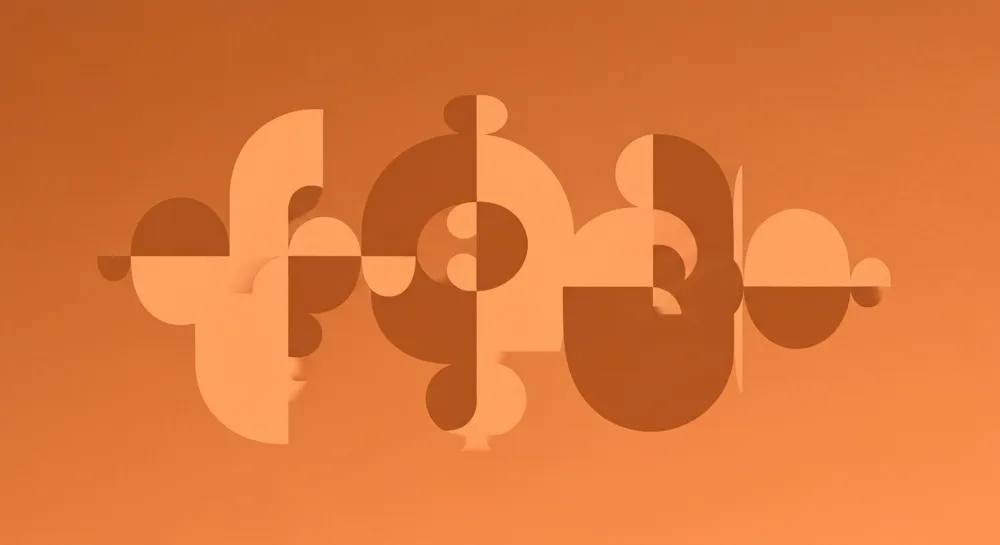 Abstrakte Darstellung des Blockchain-Flusses bei Überweisungen.