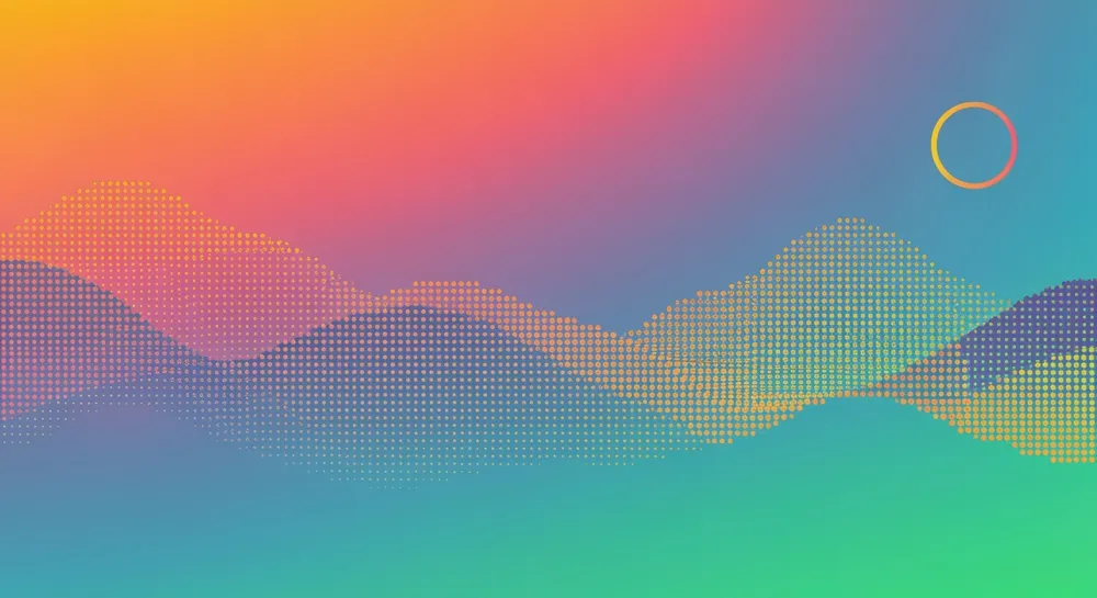 Représentation abstraite de la synergie entre le cloud et le GPU.