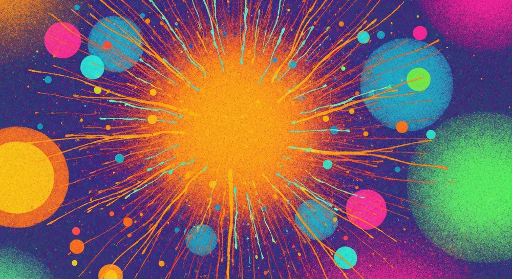 Абстрактное представление рисков финансовых колебаний.