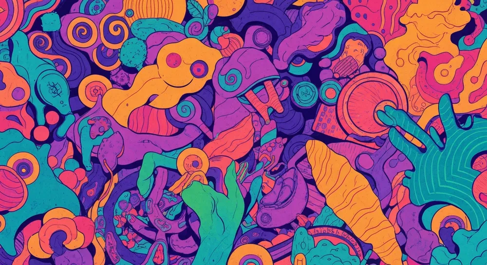 Représentation abstraite de la croissance et de la diversité financières.