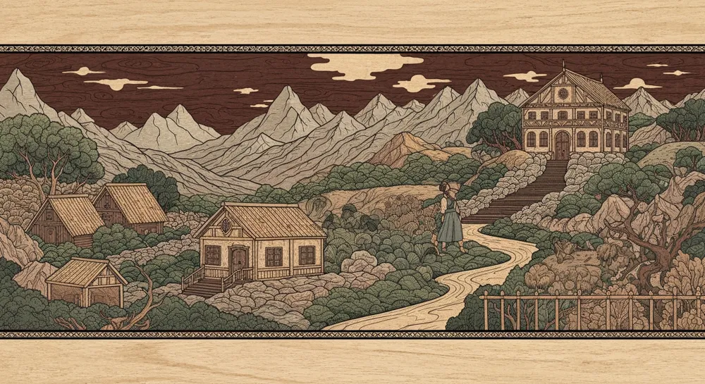 Абстрактное представление колеблющихся инфляционных трендов.