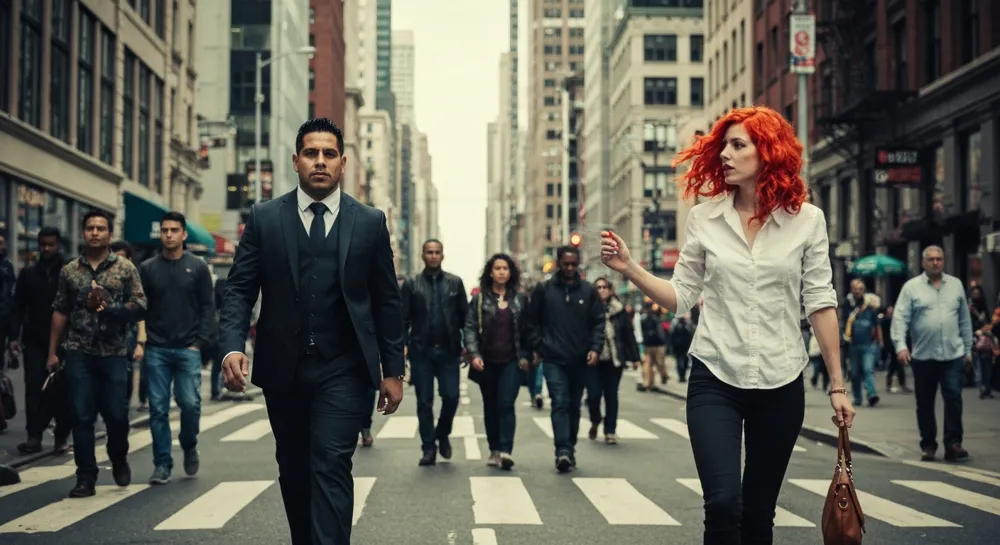 Representación abstracta de las tendencias fluctuantes del mercado de valores.