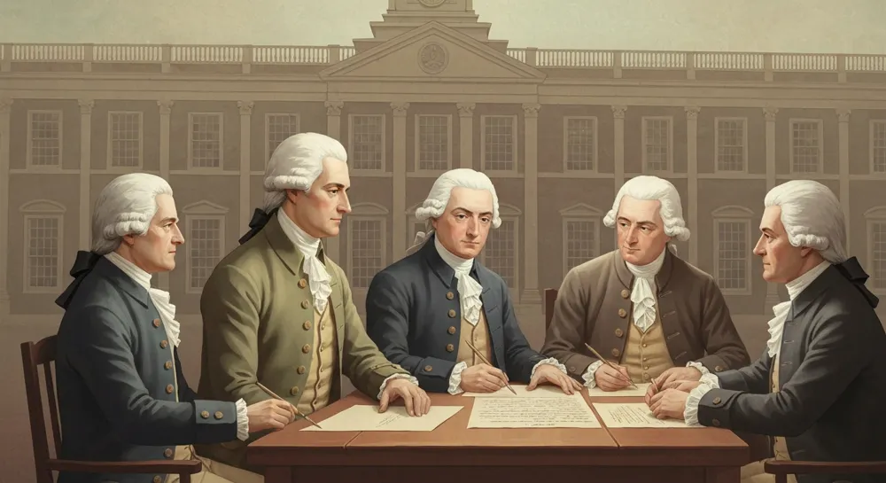 Abstrakte Darstellung steigender Zölle und Handelsspannungen.