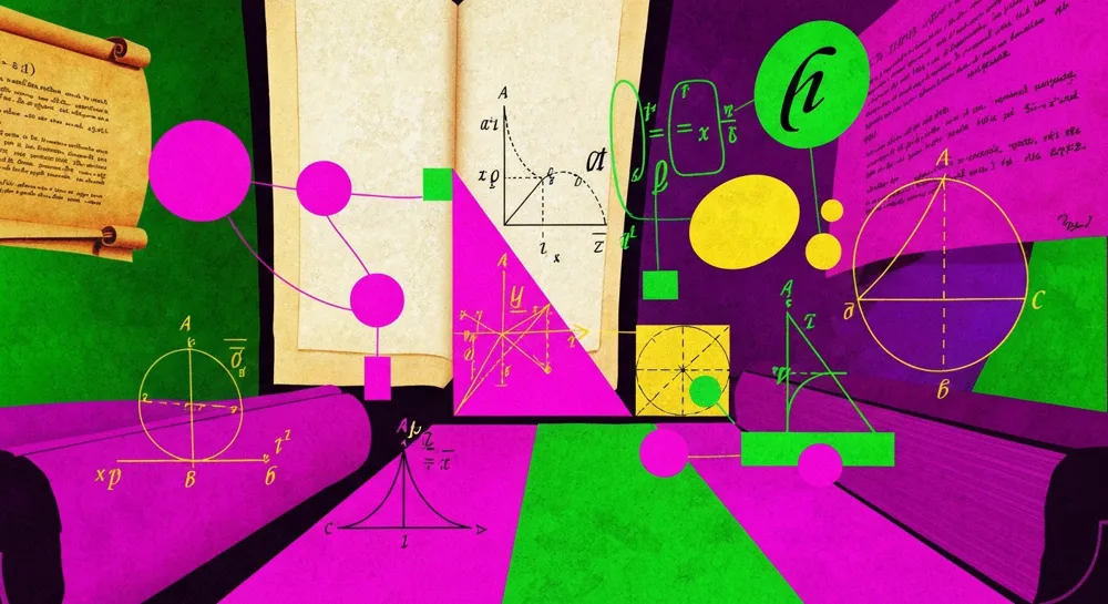 Abstrakte Darstellung strategischer Pfade und Technologien.