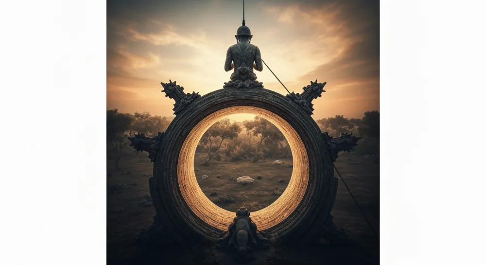 "Abstract representation of trace elements in serum."