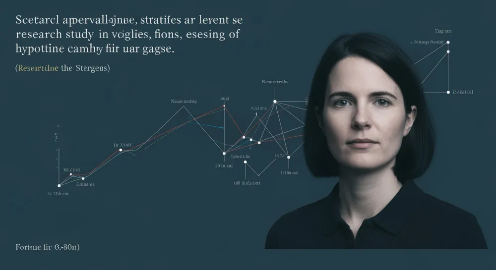 Абстрактные фигуры и стрелки, представляющие анализ данных.