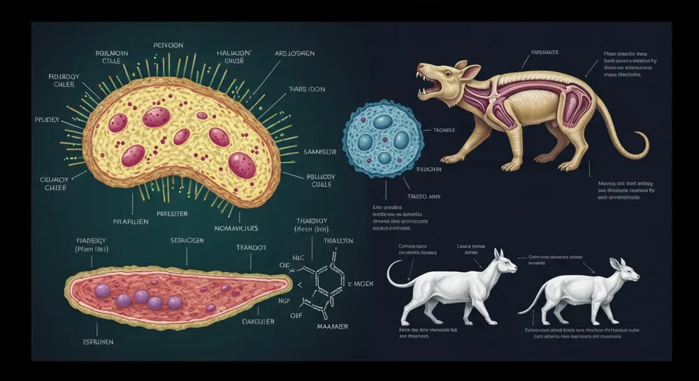 Abstrakte Formen stehen für Chaos und Veränderung.