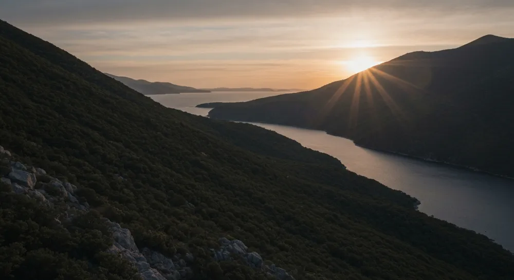 Formas abstractas que representan emisiones y mercados.