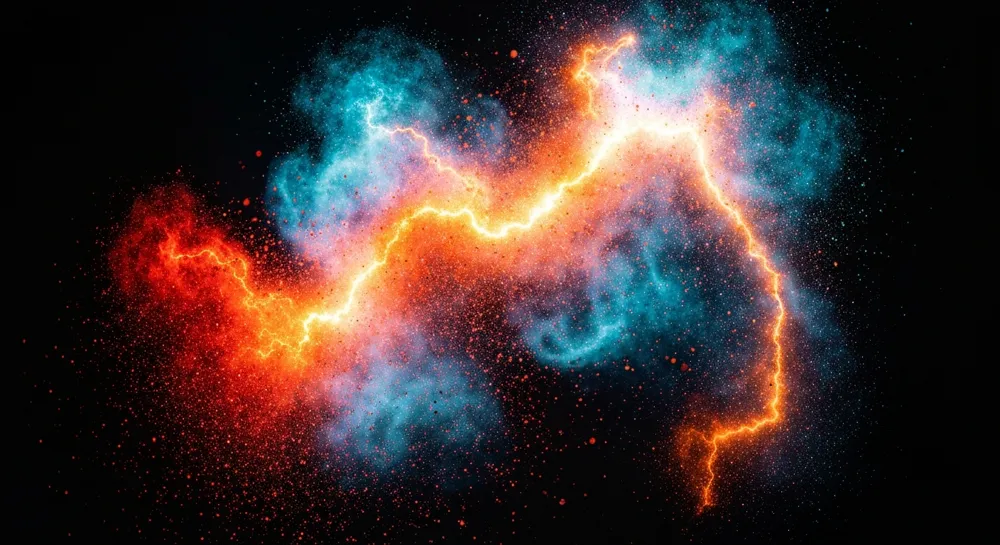 Formes abstraites représentant la finance et la croissance.