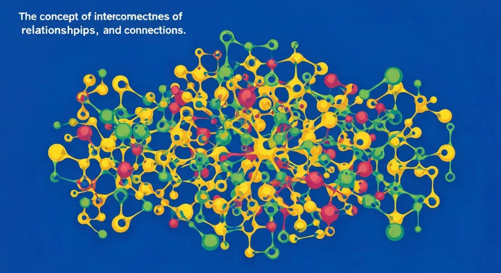 Abstrakte Formen, die Finanzen und Risiko darstellen.